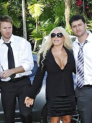 Amazing big tits blonde babe nailed hard in her hot ass lunchtime business women sex