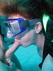 Amazing underwater pics of hot milf getting fucked while scuba diving