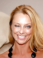 Blue eyed mature gets fucked hard and creamed in the eye