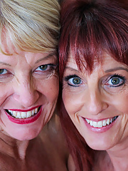 Horny housewives Amy and Diamonds getting dirty in the kitchen and fuck