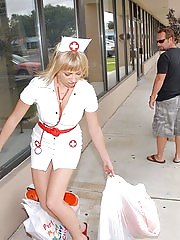 Mature Milf aprianna in naughty nurse