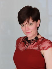 Naughty British housewife getting frisky