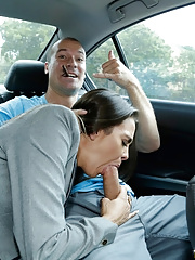 Sexy milf with black stocking sucking a big cock and pussy fucking