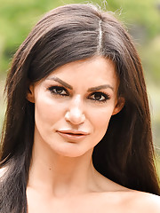 Horny Brunette Mature Becky Bandini Flashes Her Big Jugs And Round Butt