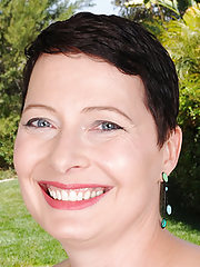 Beautiful Kali Karinena Strips On Her Lawn Chair