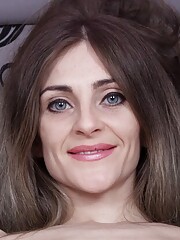 Seductive Skinny Ukrainian Olivia Arden Teases With Her Hairy Cunt On Camera