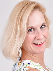 Foxy British Mature Stripping Off Her Red Lingerie And Fucks Herself With Toy