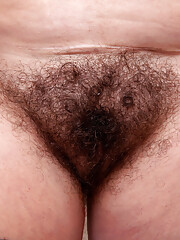 Grandma Sisi Exposes Her Hairy Vagina And Goes Into The Shower