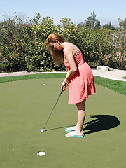 Sexy Elexis Monroe Plays Golf