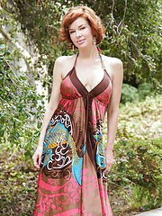 Hot Mature Redhead Play With Her Natural Tits